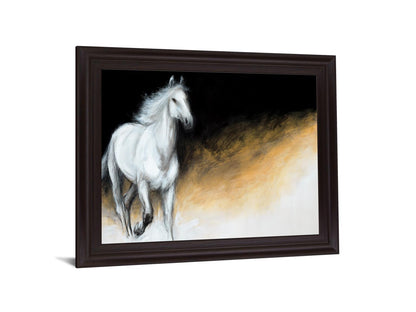 Wild Ember Stallion - 28" x 34" Framed Wall Art Classy Art
