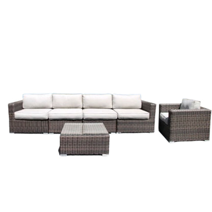 Stylish Wicker Patio Set Table LSI Patio Furniture