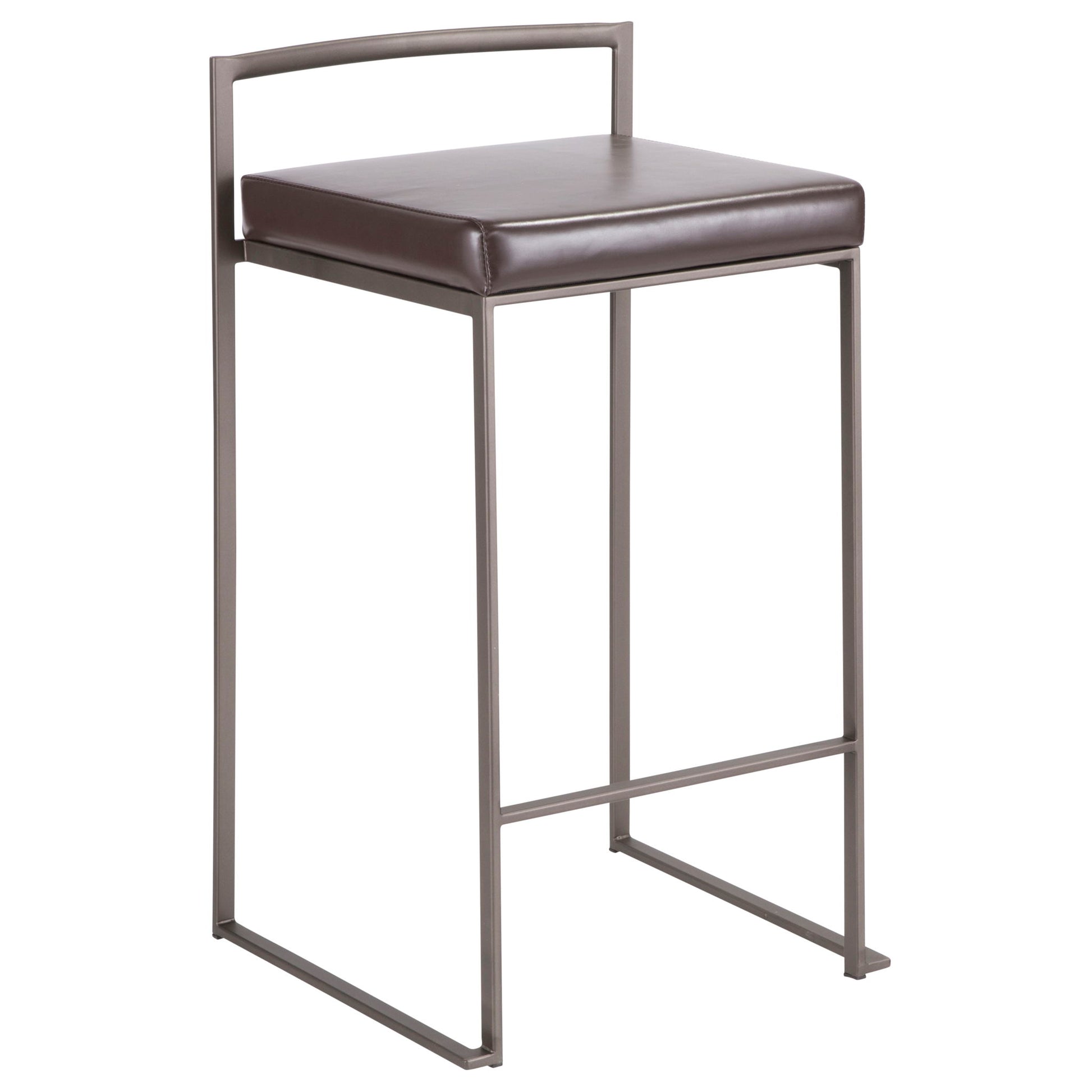 Fuji - Industrial Stackable Counter Stool Elegant Design Lumi Source