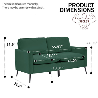 Upholstered Loveseat, For Living Room Home Essentials