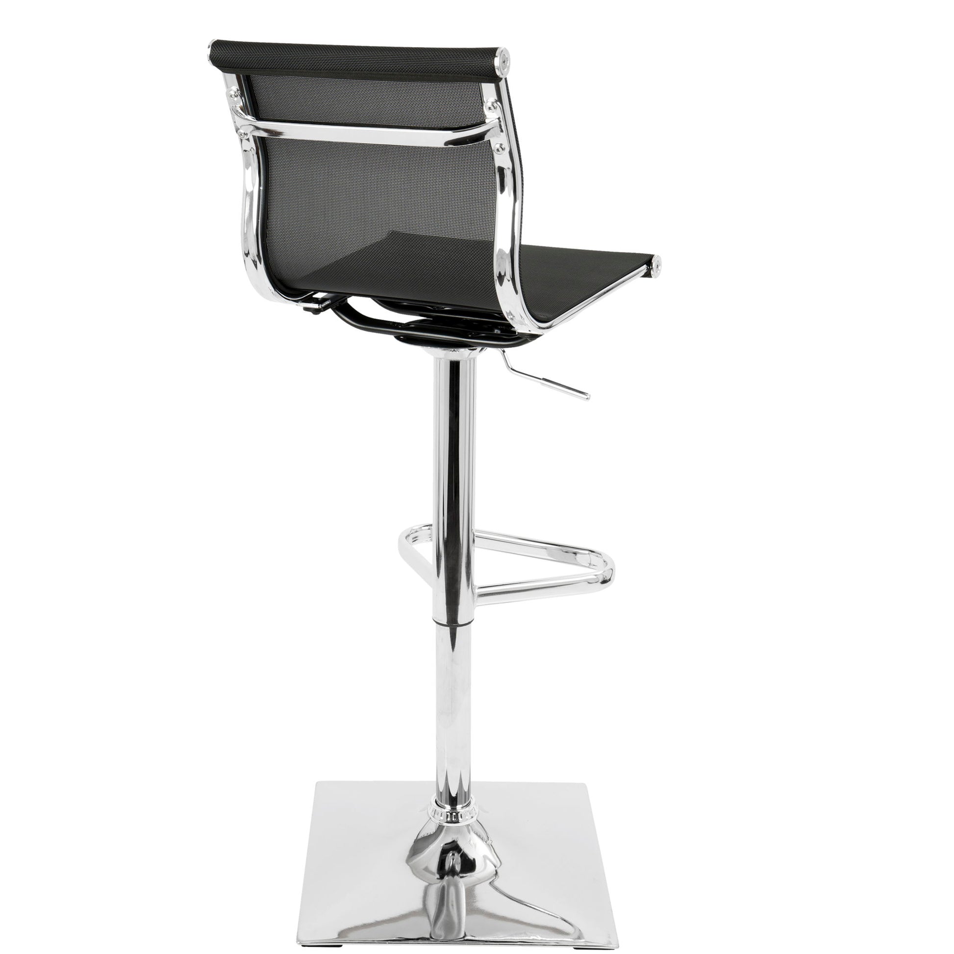 Mirage - Contemporary Adjustable Barstool With Swivel Lumi Source