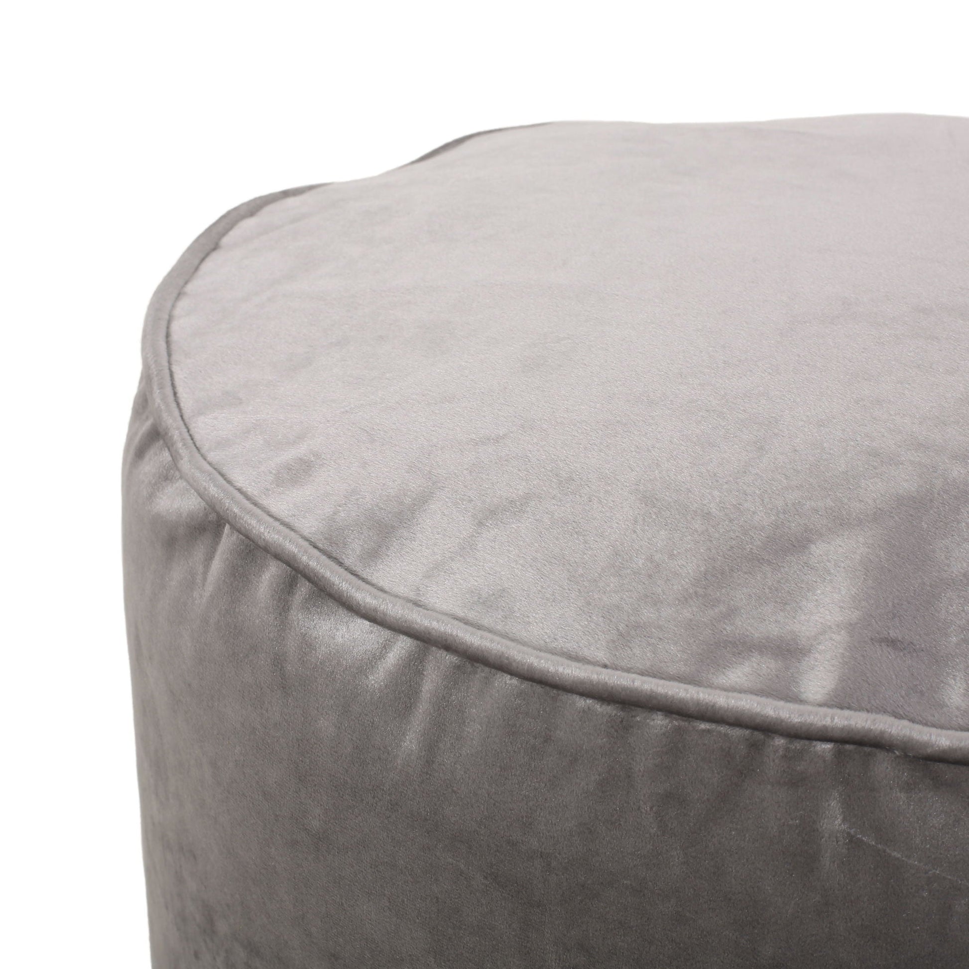 Shimon - Cylinder Pouf Ottoman And Floor Cushion Home Essentials