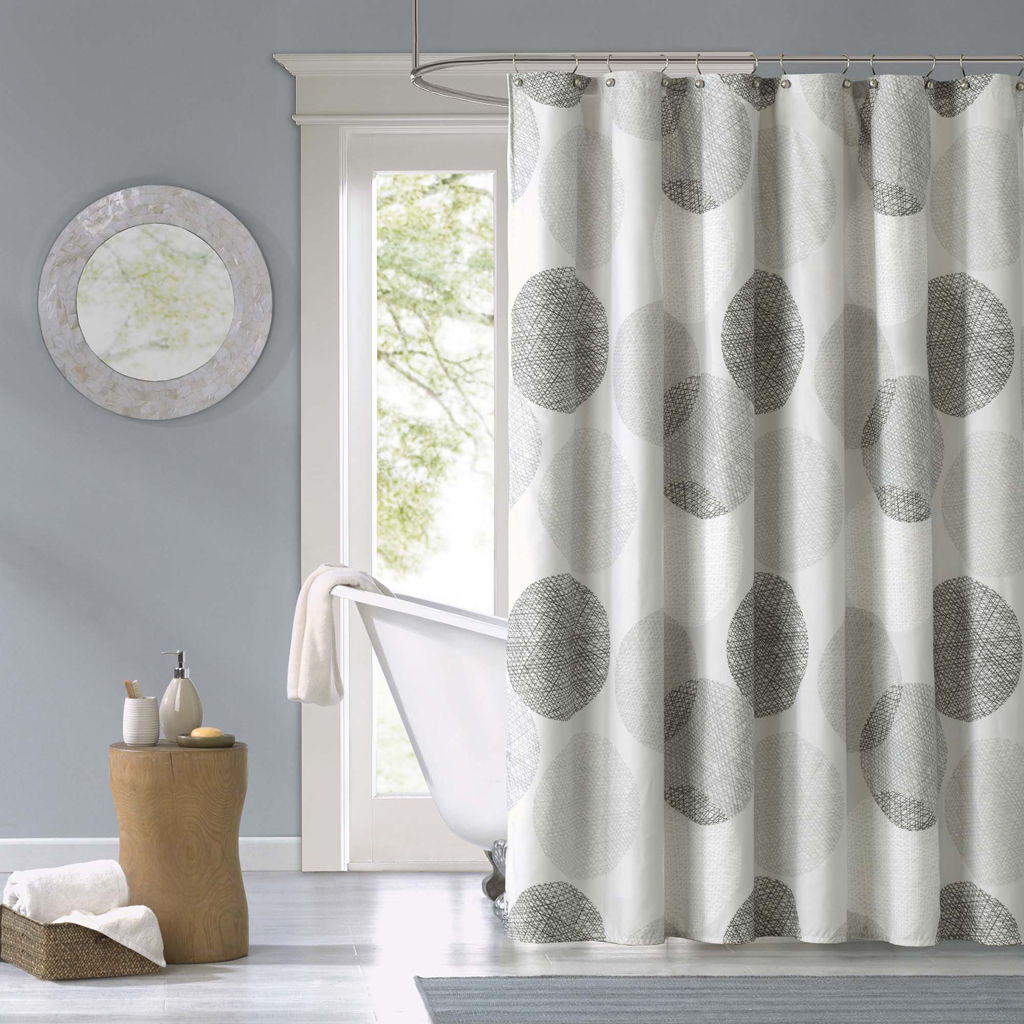 Knowles - Shower Curtain - Gray