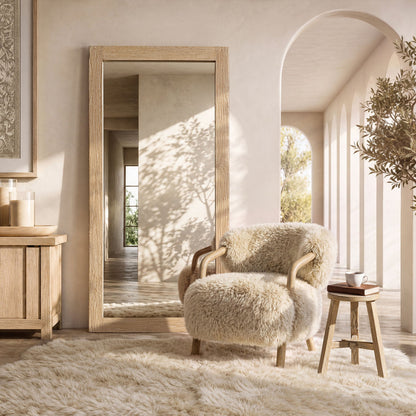 Linden - Round Stool - Light Brown Jennifer Taylor Home