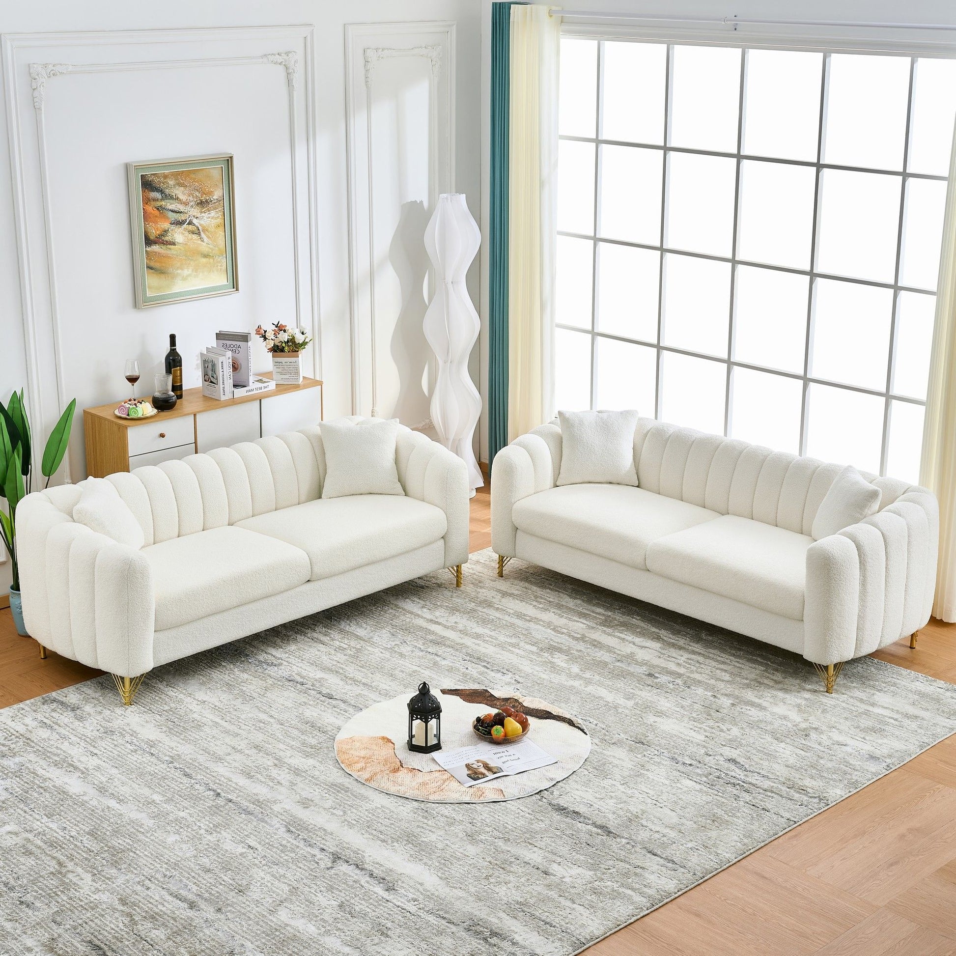 Oversized Sofa, Deep Tufted Couch Home Essentials