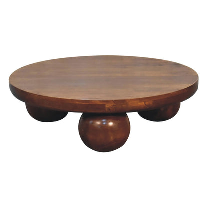 Central Ball Table - Chestnut Artisan Furniture