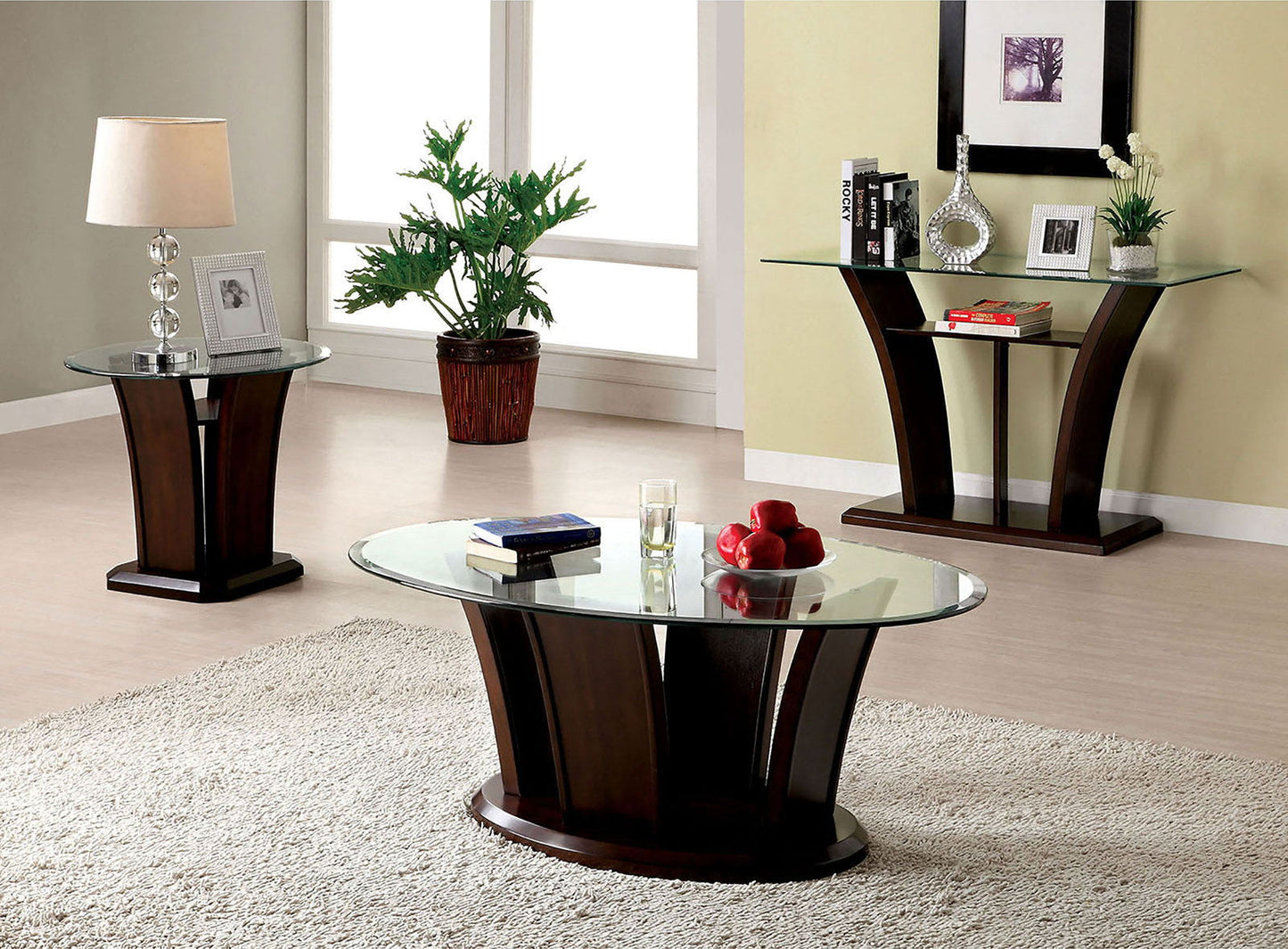 Manhattan - End Table - Brown Cherry