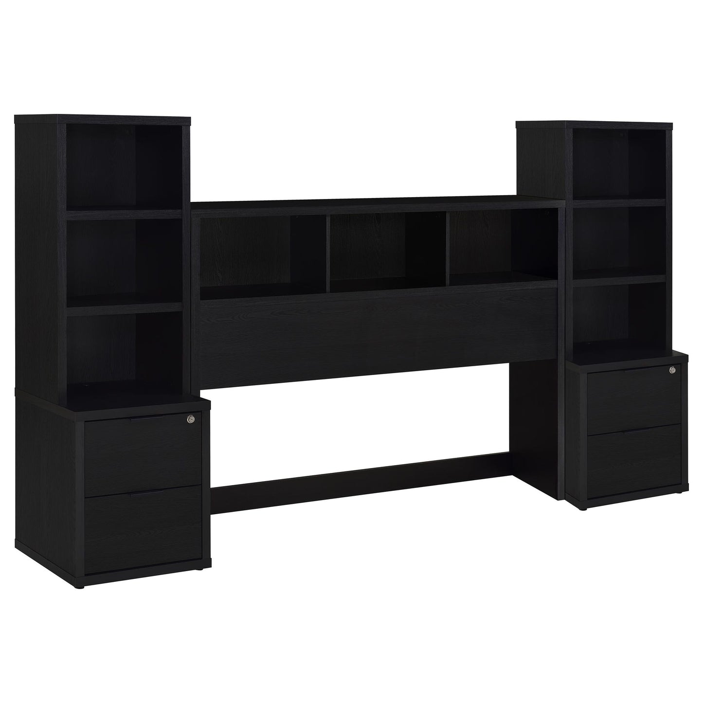 Geary - 3 Piece Bedroom Set With Bookcase Headboard Furniture Max