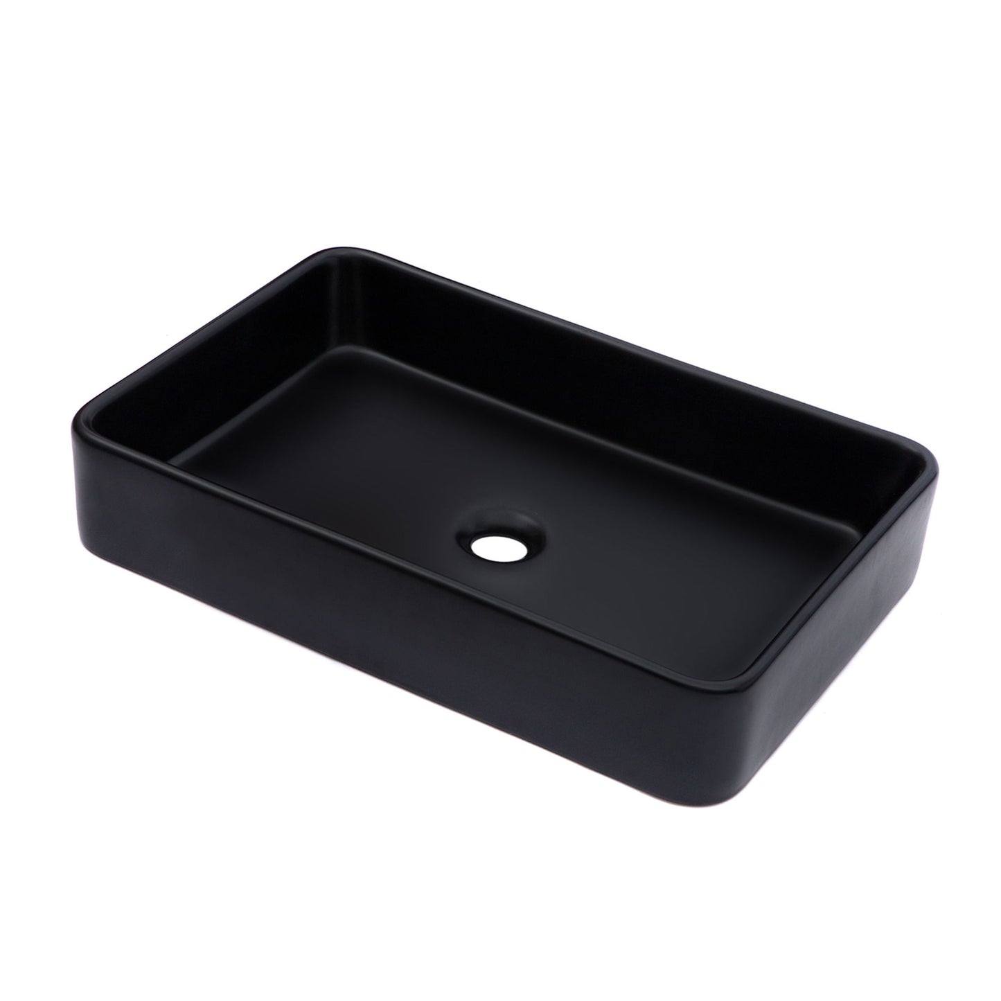Modern European Design Ceramic Rectangular Vessel Bathroom Sink Daily Nest