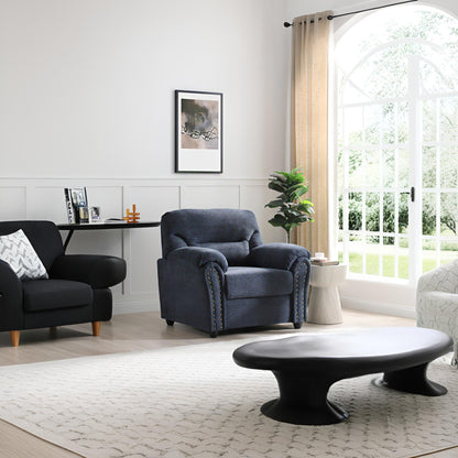 Hamilton - Chair With Hand Applied Nailhead Trim And Pillow Top Arm Cushions Glory Furniture