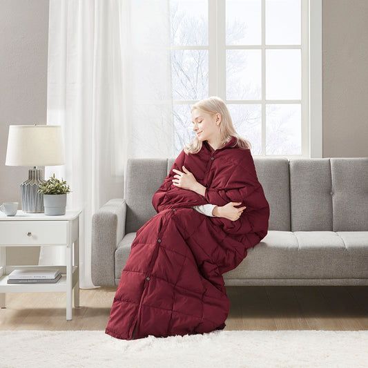 Hadly - Wearable Throw - Red