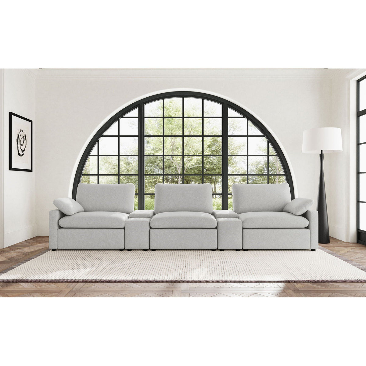 Hollander - Modular Power Reclining Sectional Sofa Furniture Max