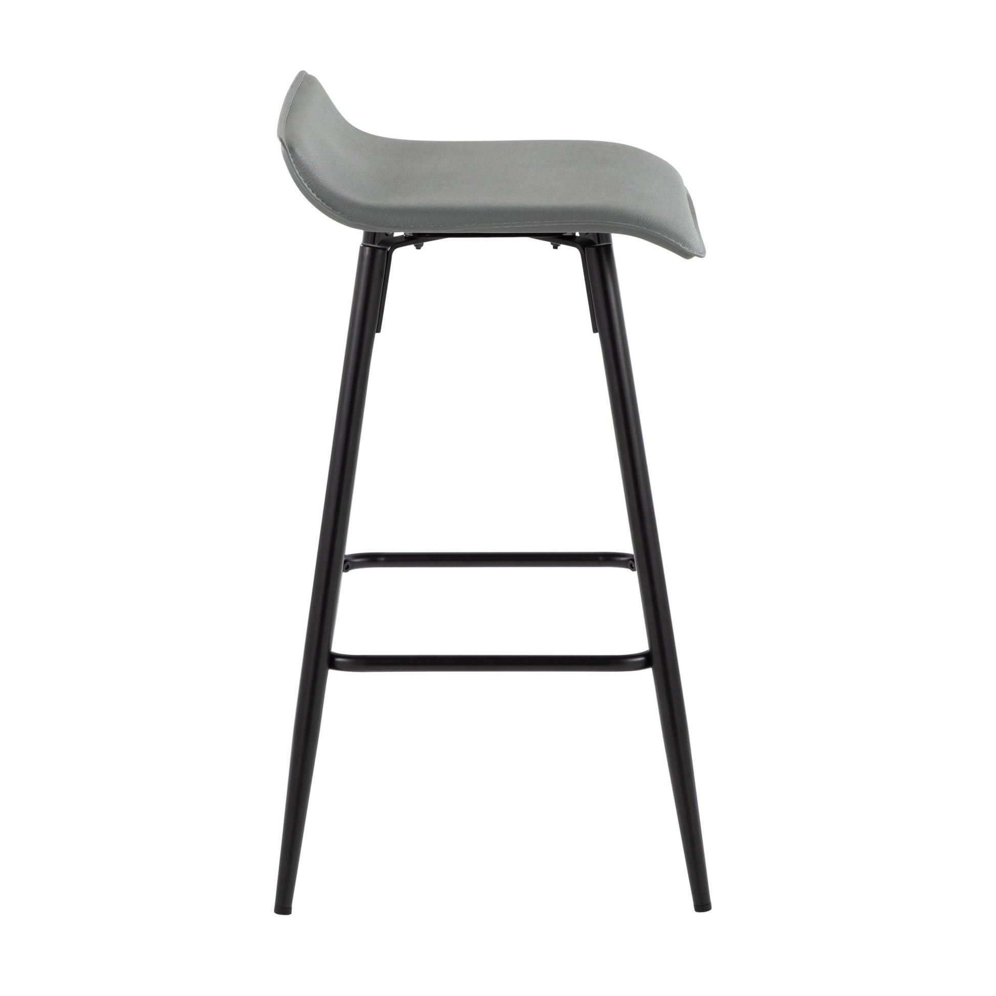 Ale - Contemporary Fixed Height Counter Stool (Set of 2) Lumi Source