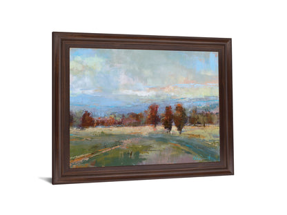 Vivid Meadow Dreamscape - 28" x 34" Framed Wall Art