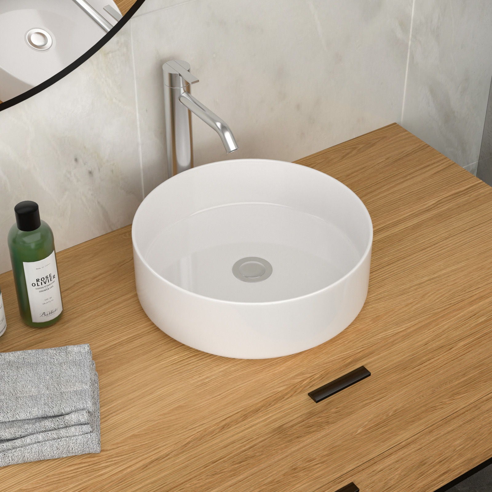 Elegant Ceramic Vessel Bathroom Sink With Stain Resistant Finish Daily Nest