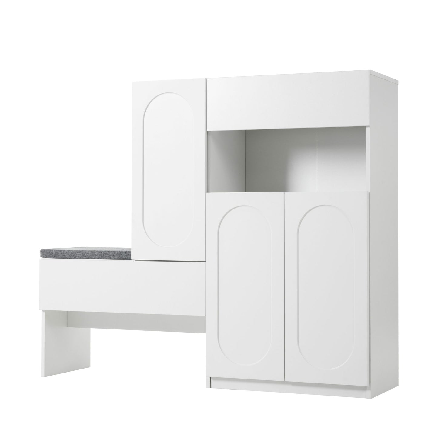 Elegant 2 In 1 Shoe Cabinets With Soft Cushion Versatile Shoe Rack Organizer With Adjustable Shelves Daily Nest