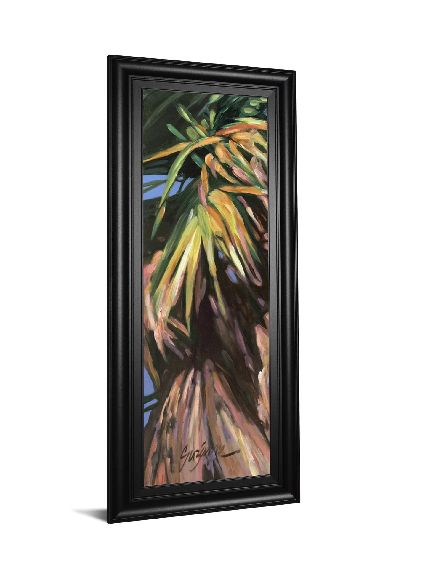 Wild Palm I By Suzanne Wilkins - Framed Print Wall Art - Green