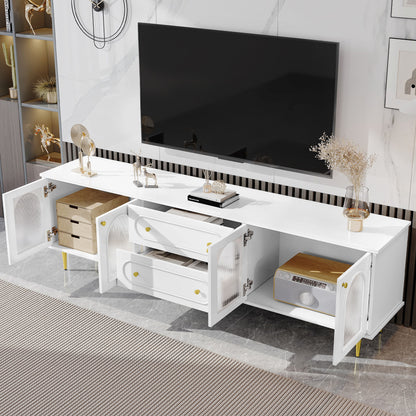TV Cabinet With 2 Drawers And 2 Cabinets Hearth and Haven