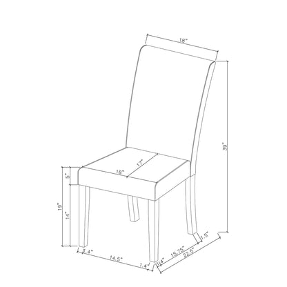 Marcia - Dining Chairs (Set of 2) - Gray Global Furniture USA