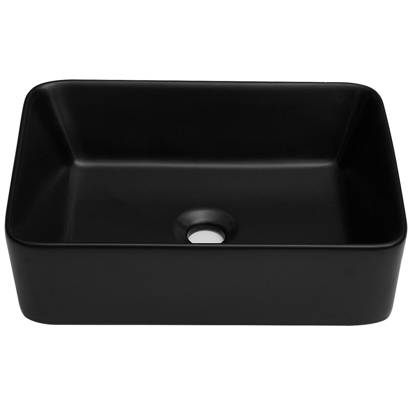 Modern European Design Ceramic Rectangular Vessel Bathroom Sink Daily Nest