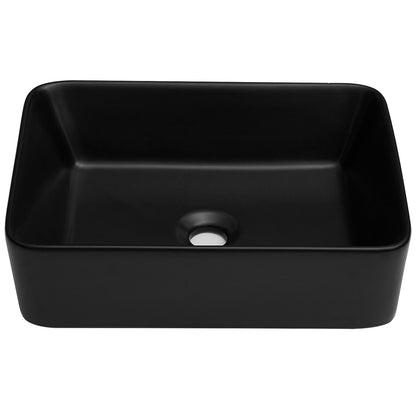 Modern European Design Ceramic Rectangular Vessel Bathroom Sink Daily Nest