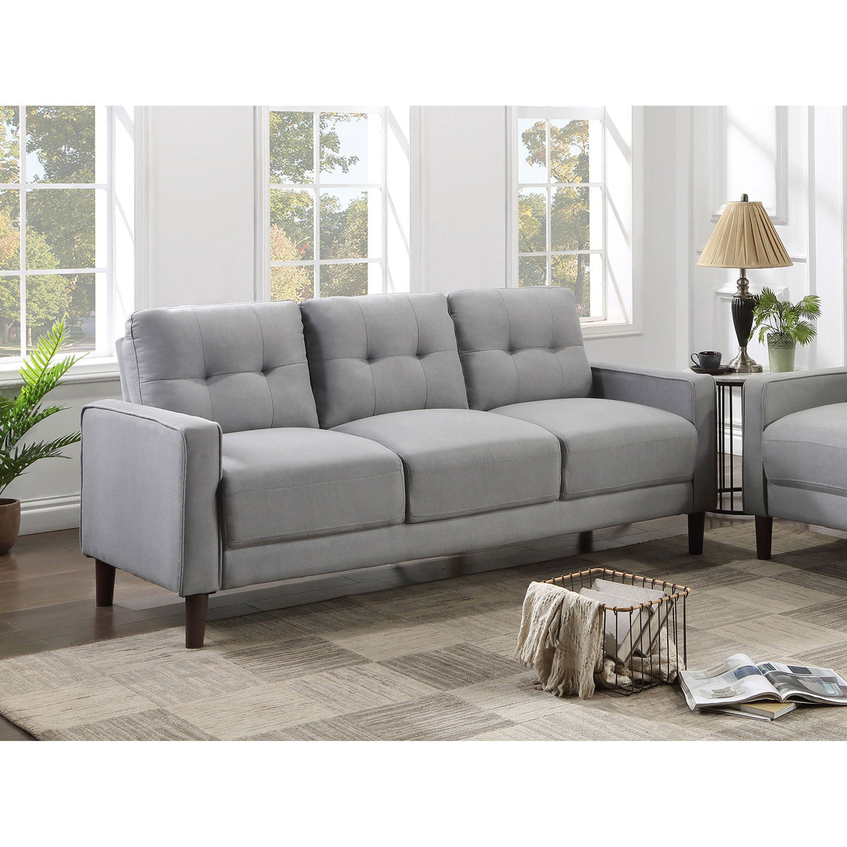 Harvey - Track Arm Tufted Sofa Furniture Max