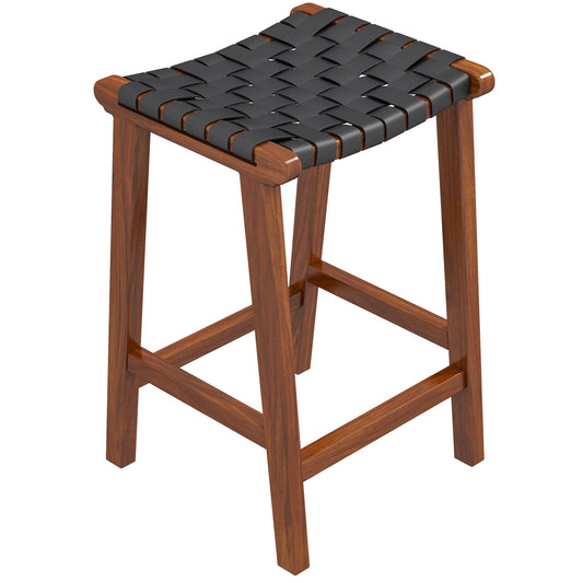 James - Modern Genuine Leather Bar Stool Ashcroft Furniture