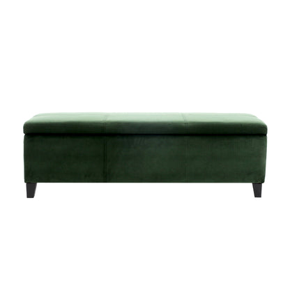 Upholstered Storage Ottoman Bench Noble House