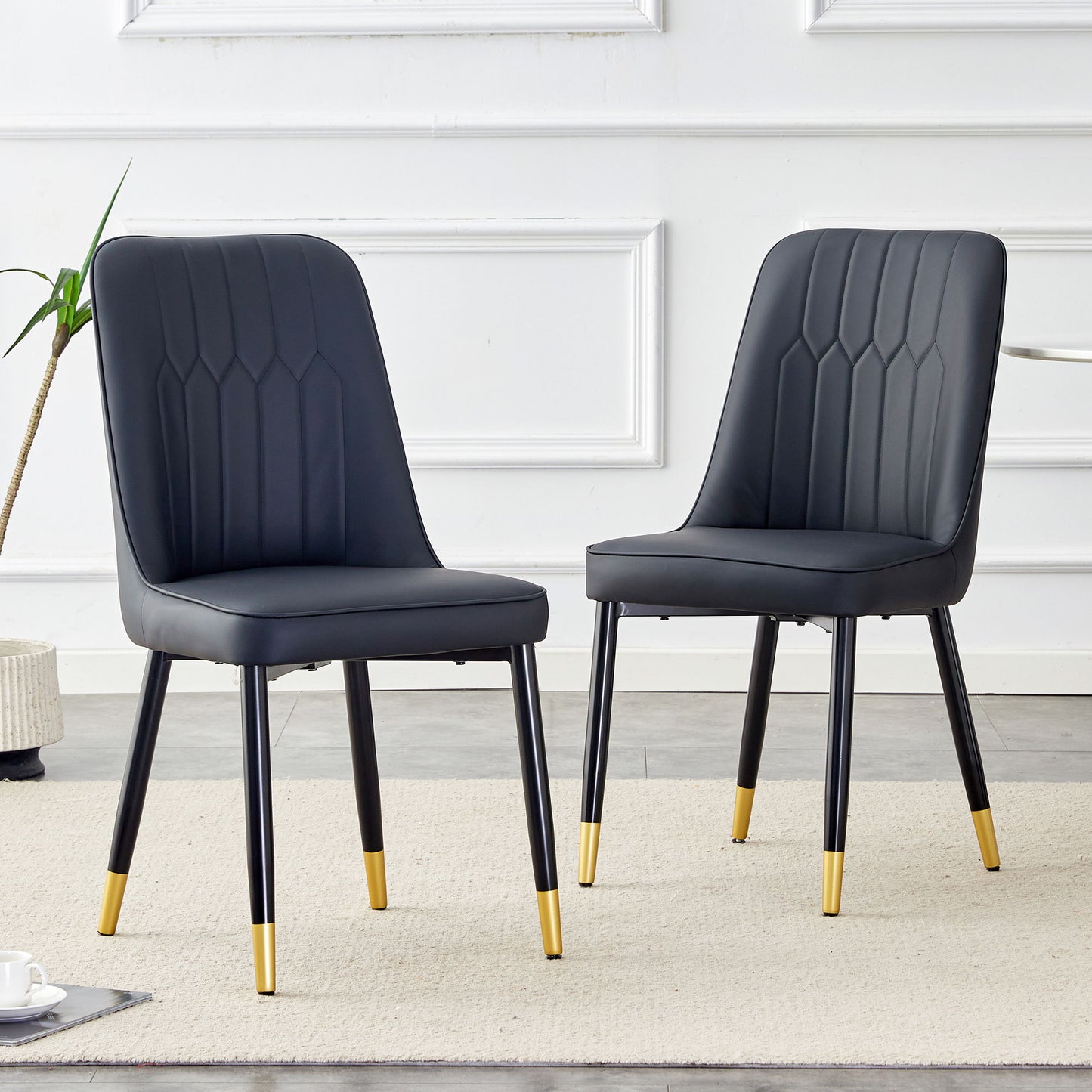 Modern Chair With Metal Legs Home Essentials