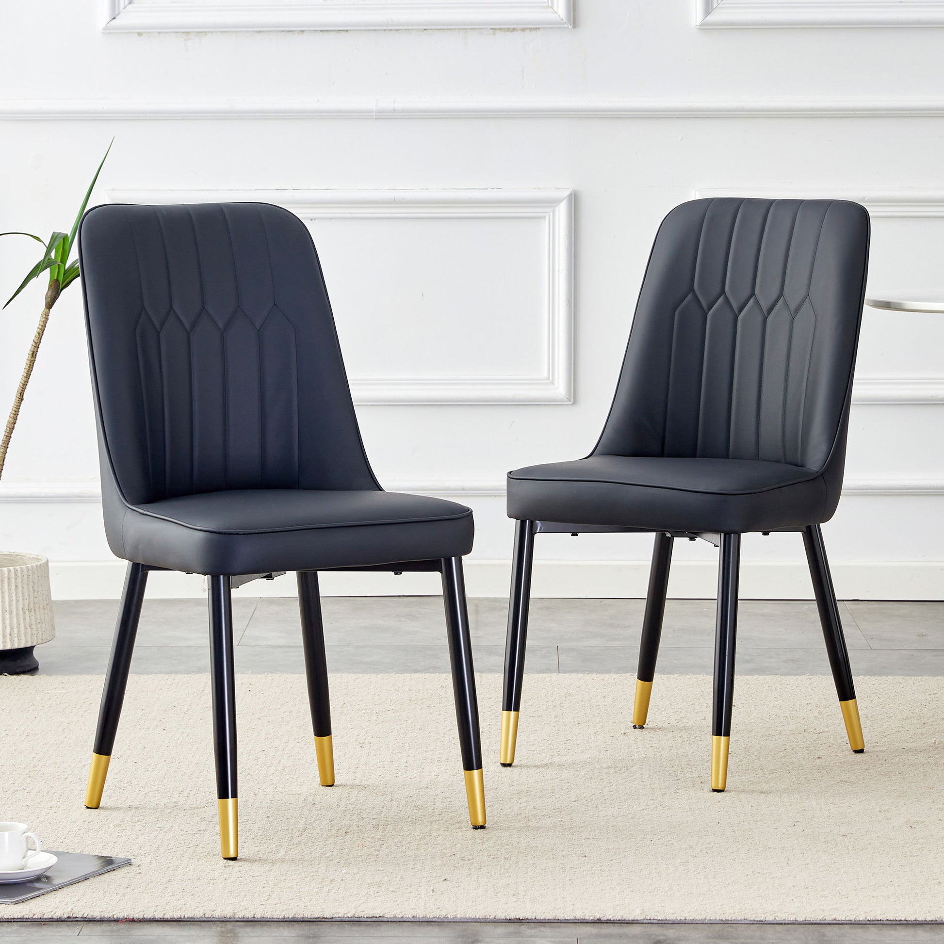 Modern Chair With Metal Legs Home Essentials