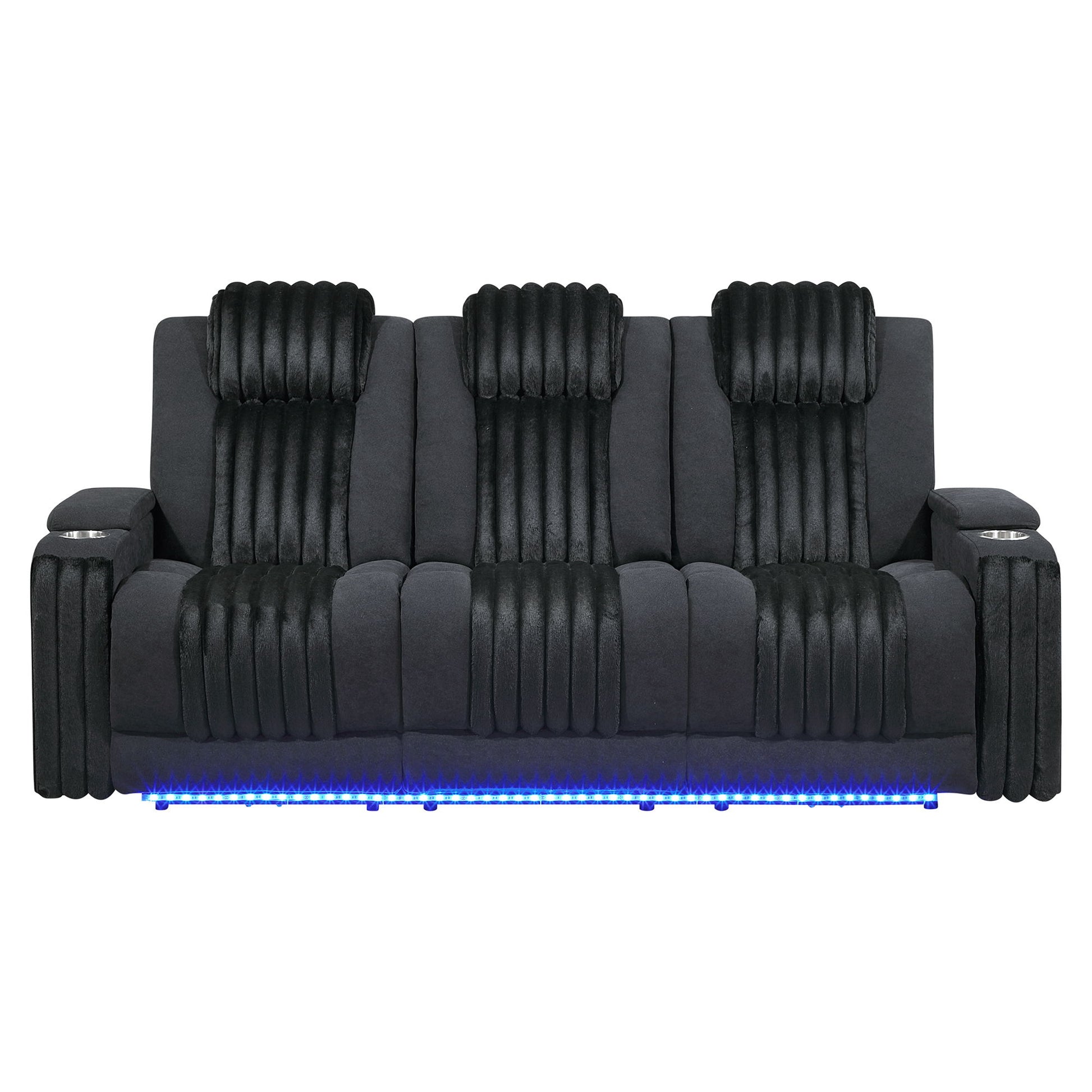 Duran - Power Reclining Sofa With Power Headrest Global Furniture USA