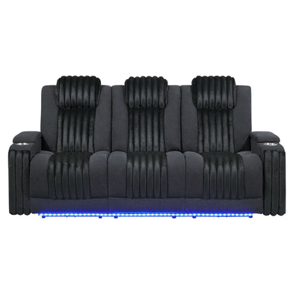 Duran - Power Reclining Sofa With Power Headrest Global Furniture USA