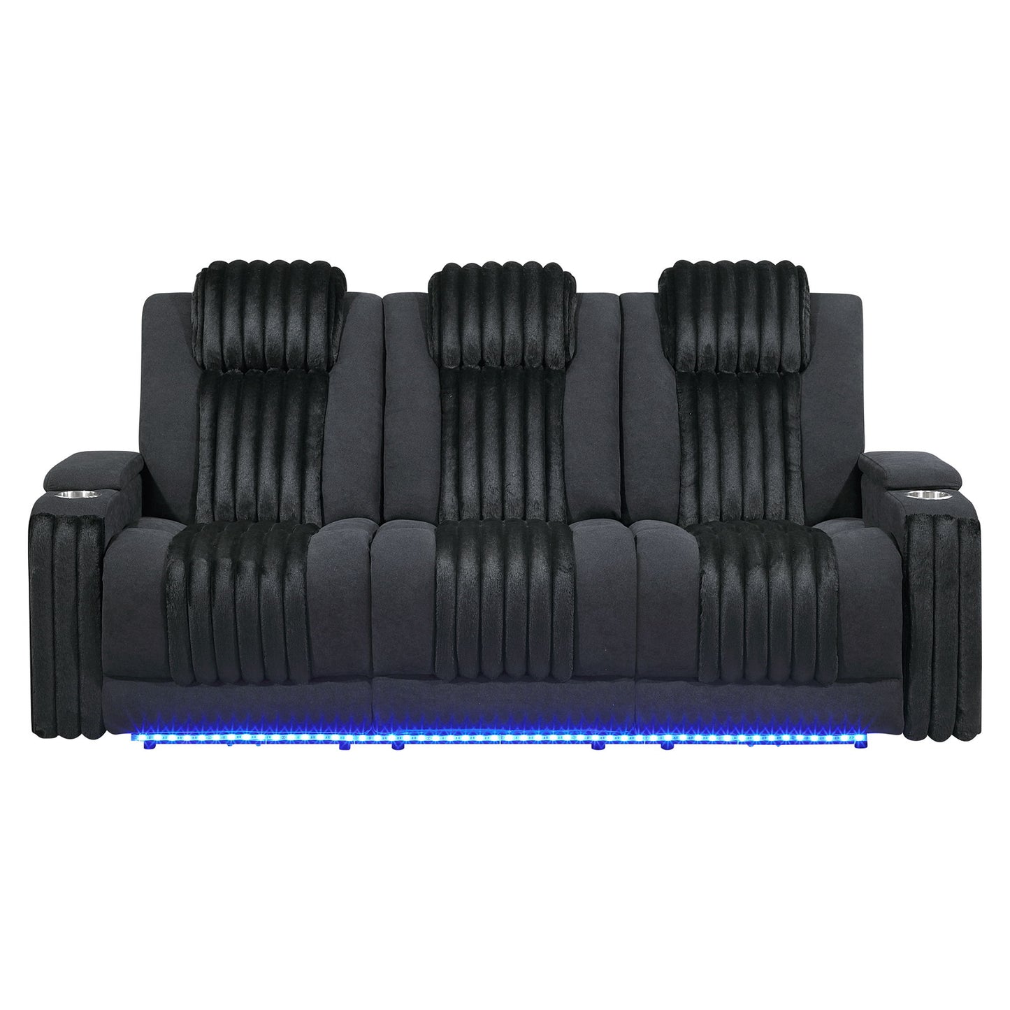 Duran - Power Reclining Set With Power Headrest Global Furniture USA