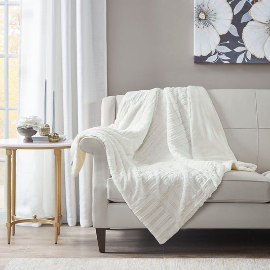 Arctic - Ultra Down Alternative Throw - Ivory