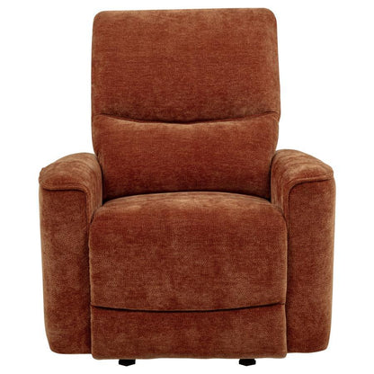 Navarro - Chenille Upholstered Glider Recliner Coaster Fine Furniture