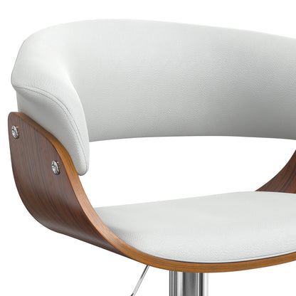 Sheldon - Upholstered Adjustable Swivel Bar Stool Simpli-Home