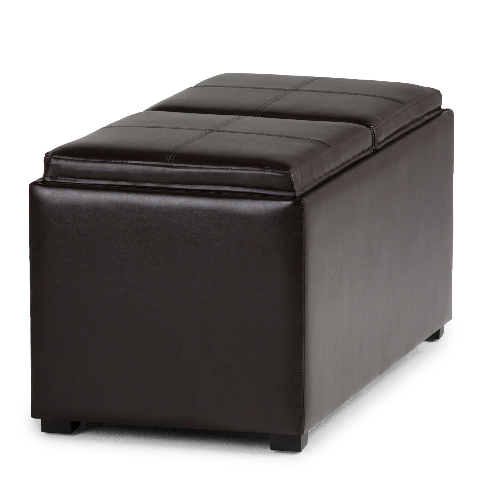 Avalon - 5 Piece Storage Ottoman, Contemporary Simpli-Home