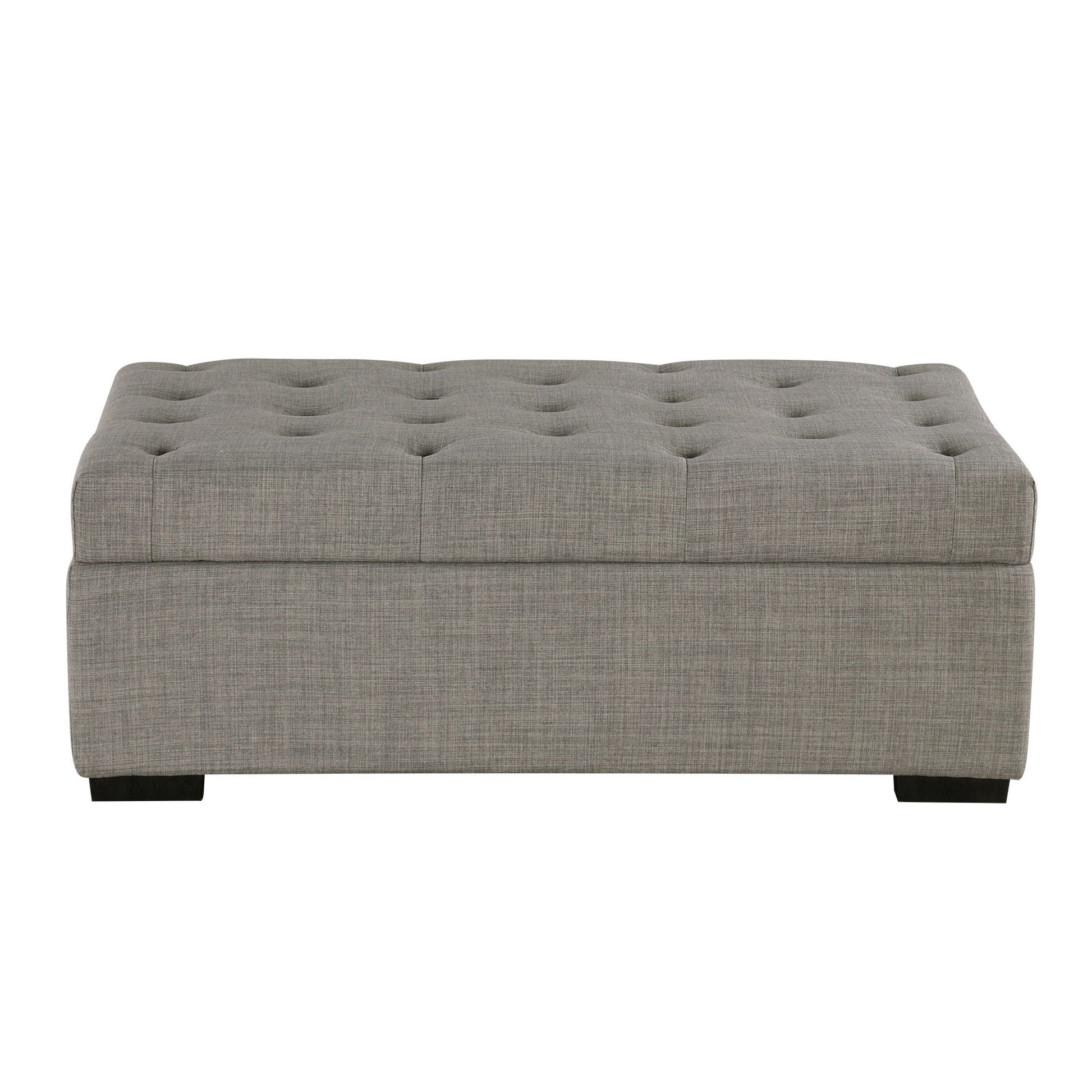 Convertible Folding Sofa Bed Ottoman With Memory Mattress And Tufted Design Hearth and Haven