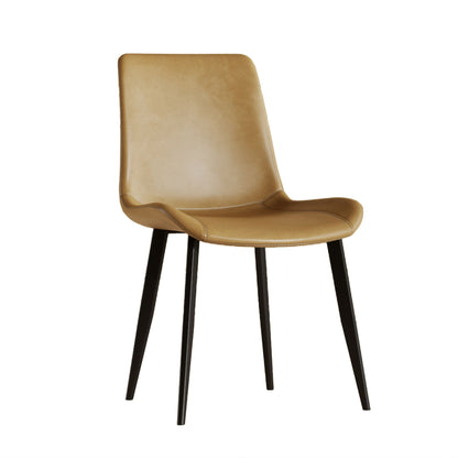 Dining Chairs With Carbon Steel Legs (Set of 4) - Brown Home Essentials