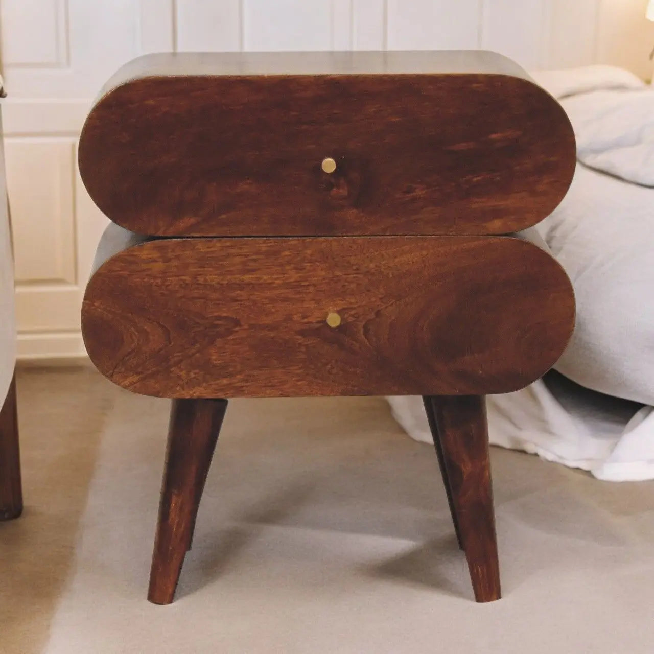 Bubble Nightstand - Brown Artisan Furniture