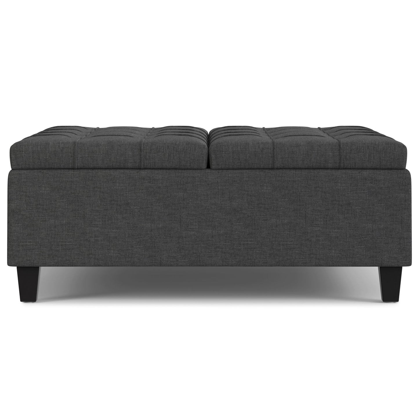 Harrison - Upholstered Coffee Table Storage Ottoman Simpli-Home