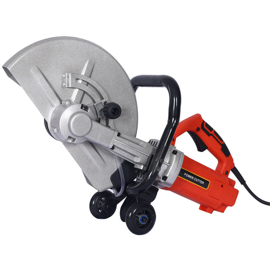 Heavy Duty Electric 14" Cut Off Saw With Water Line Attachment - Black / Silver Daily Nest