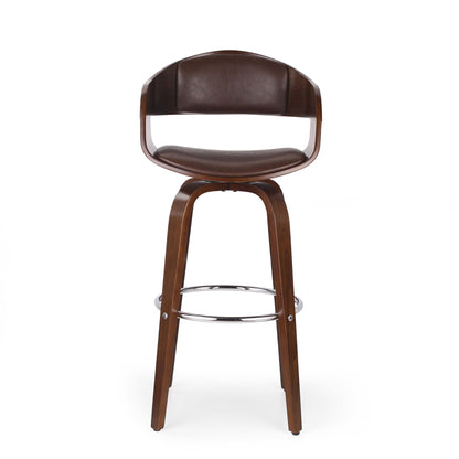 Modern Bar Stool, Swivel Function Noble House