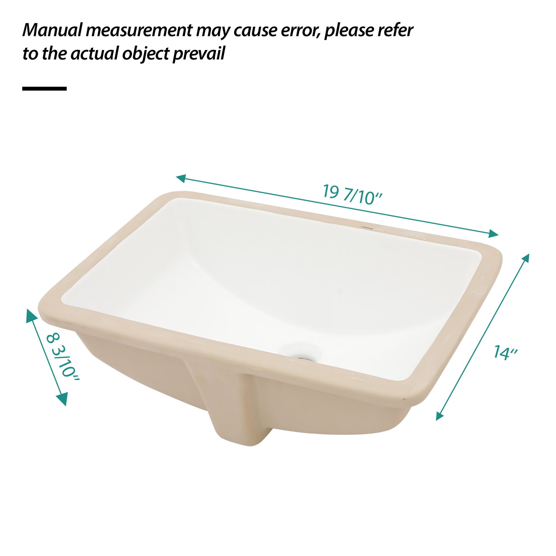 Modern Ceramic Undermount Bathroom Sink With Overflow, High Quality Daily Nest