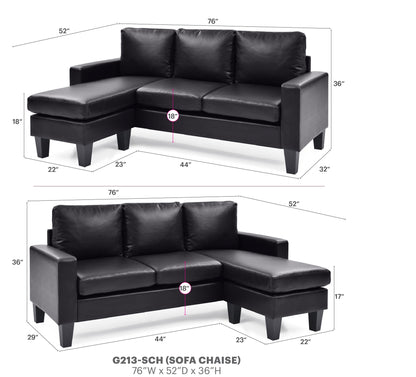 Jenna - Sofa Chaise Glory Furniture