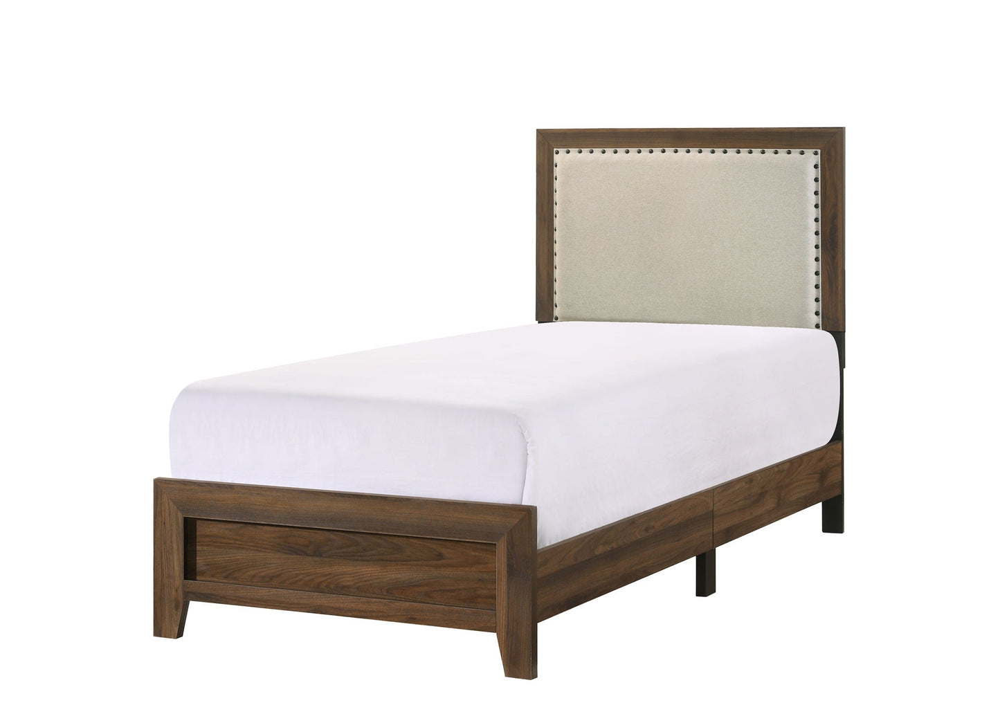 Millie - Upholstery Bed One Box Crown Mark