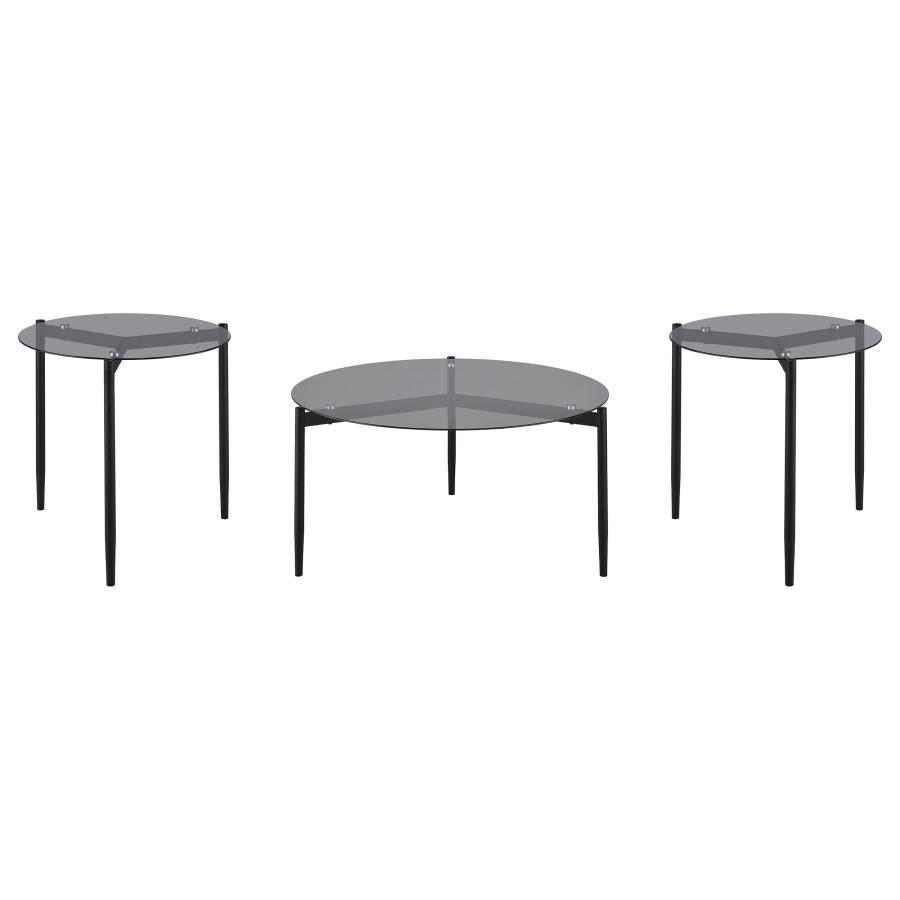 Rosalie - Round Coffee And End Table Set Coaster Fine Furniture