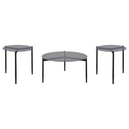 Rosalie - Round Coffee And End Table Set Coaster Fine Furniture