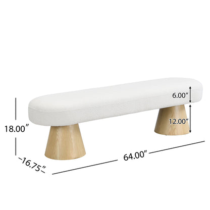 Upholstered Bench For Dining Room Noble House