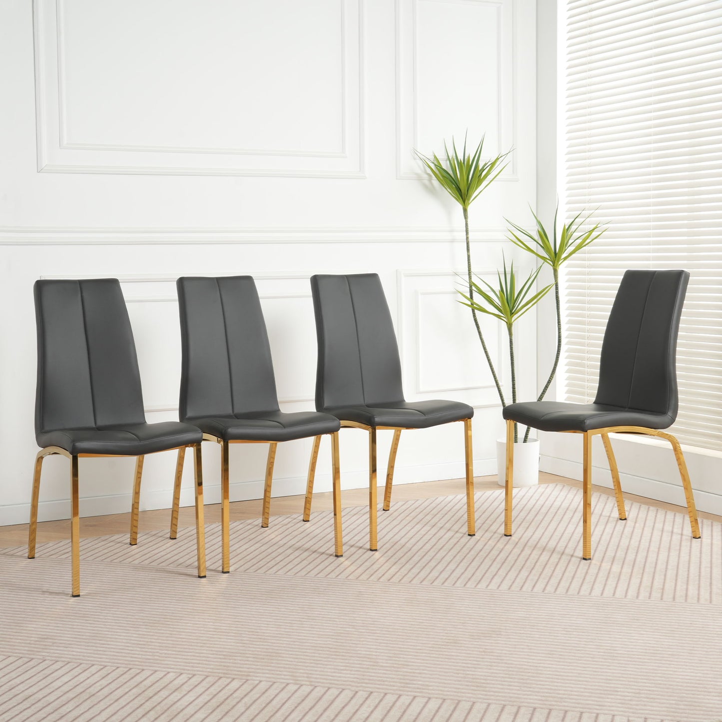 Modern Upholstered Dining Chair (Set of 4) Home Essentials